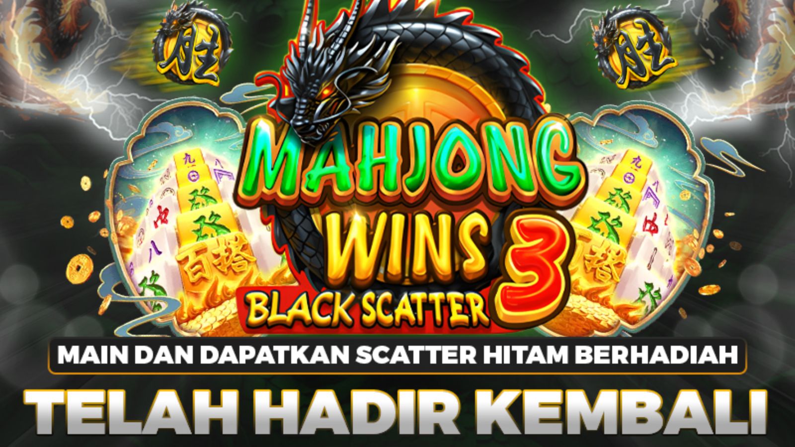 Daftar Lengkap! Jackpot Black Scatter Langsung Didapat dengan Pola Mahjong Wins 3!